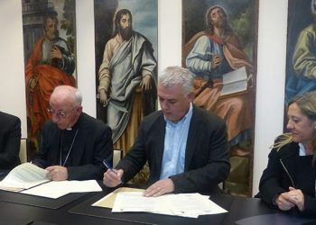 La Diputación de Guadalajara y el Obispado firman dos convenios para restauración de iglesias y promoción del Museo de Arte Antiguo de Sigüenza