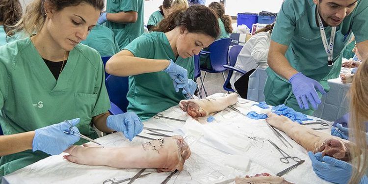 Médicos residentes del Hospital de Guadalajara realizan un curso-taller sobre suturas Médicos residentes del Hospital de Guadalajara realizan un curso-taller sobre suturas