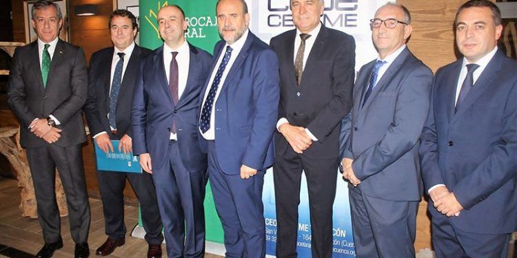 Eurocaja Rural patrocina la Asamblea General de CEOE CEPYME Tarancón, donde ha sido reelegido como presidente Javier López Cortés Eurocaja Rural patrocina la Asamblea General de CEOE CEPYME Tarancón, donde ha sido reelegido como presidente Javier López Cortés