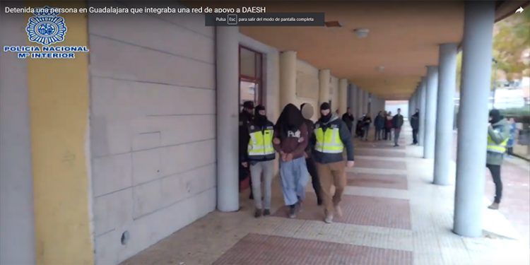 Detenida una persona en Guadalajara que integraba una red de apoyo a DAESH que operaba entre España y Marruecos