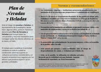 El Ayuntamiento de Guadalajara activa el protocolo de emergencias por la llegada de la borrasca Gloria El Ayuntamiento de Guadalajara activa el protocolo de emergencias por la llegada de la borrasca Gloria
