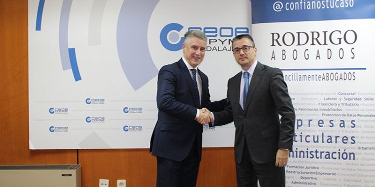 CEOE-CEPYME Guadalajara y el Bufete Rodrigo abogados renuevan su convenio de colaboración