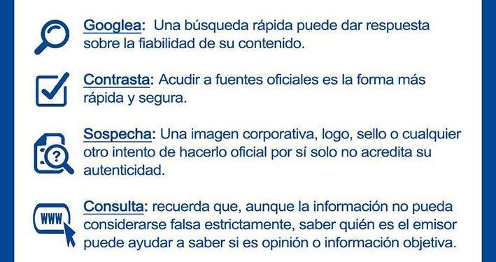 La Policía Nacional presenta la primera guía para evitar ser manipulados por las fake news