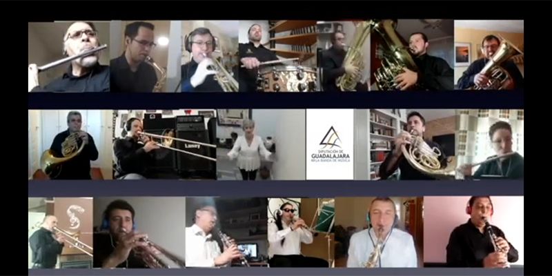 La Banda de Música de la Diputación felicita con un precioso vídeo la Semana Santa a Guadalajara