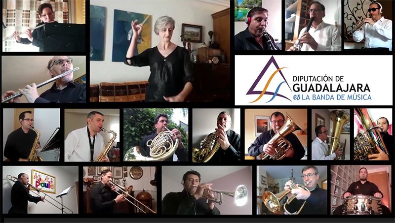 La Banda de Música de la Diputación de Guadalajara felicita el Día de Castilla-La Mancha