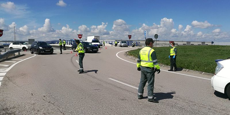 La Guardia Civil de Guadalajara intensifica la vigilancia para evitar desplazamientos no autorizados en la Fase 1