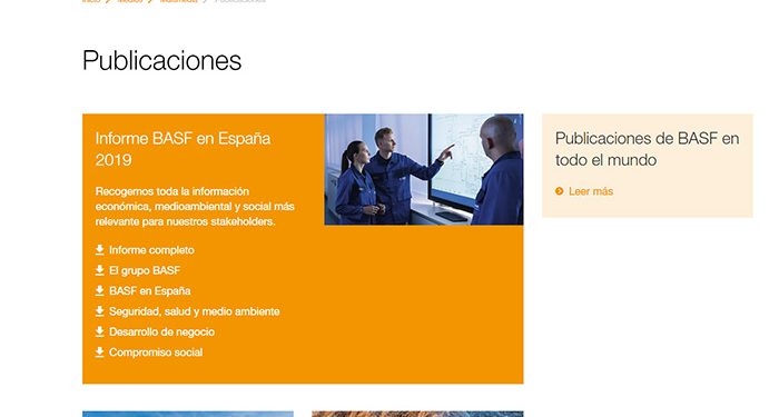 BASF presenta su Memoria Anual de 2019 con la sostenibilidad como protagonista BASF presenta su Memoria Anual de 2019 con la sostenibilidad como protagonista