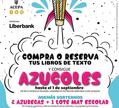 Las siete librerías de Azuqueca junto con 20 establecimientos de la localidad participan en la campaña Azucoles 2020