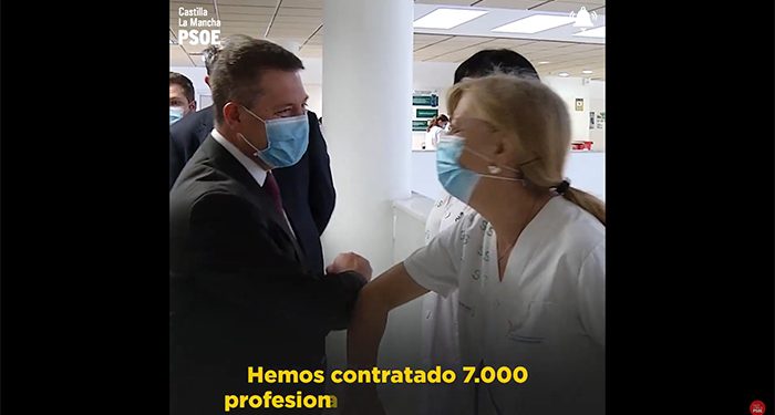 El PSOE de CLM publica un vídeo en el que pide ayuda a la ciudadanía para vencer a la segunda ola de la pandemia