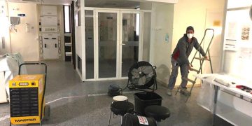 Resuelta en menos de una hora una avería que afectó este miércoles al techo de uno de los módulos de la UCI del Hospital de Guadalajara