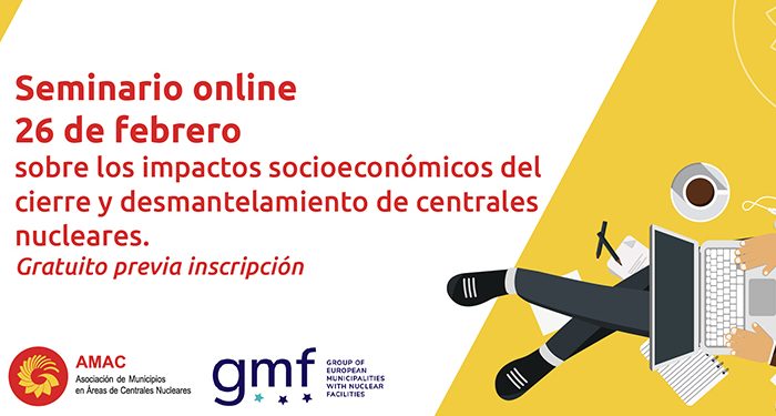 Un seminario online tratará sobre los impactos socioeconómicos del cierre y desmantelamiento de centrales nucleares