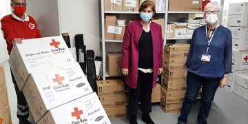 La Subdelegación del Gobierno de Guadalajara distribuye 60.000 mascarillas entre ayuntamientos y entidades sociales