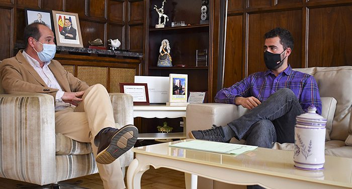 Rojo recibe al nuevo secretario general de CC.OO con quien se compromete a trabajar por un mejor empleo en Guadalajara