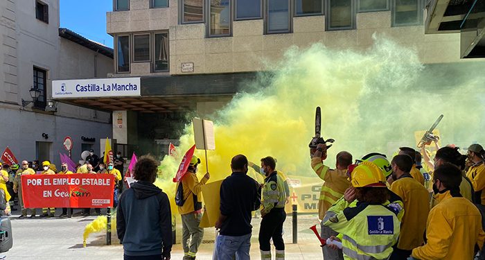 Los sindicatos aseguran que Geacam niega ante el Jurado Arbitral cualquier “posibilidad de acuerdo” y fuerza la convocatoria de huelgas en plena campaña de incendios