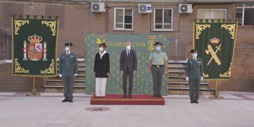 Grande-Marlaska preside la toma de posesión de la nueva jefa de la Comandancia de la Guardia Civil en Guadalajara