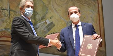Firmada la cesión e incorporación de parte del parque del Coquín al nuevo campus universitario de Guadalajara