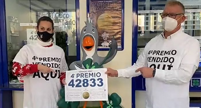 La suerte llega en forma de cuarto premio y 200.000 euros a Guadalajara