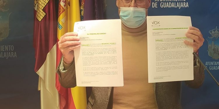 VOX considera “inaceptables” los presupuestos de Guadalajara, mantiene su denuncia al Tribunal de Cuentas