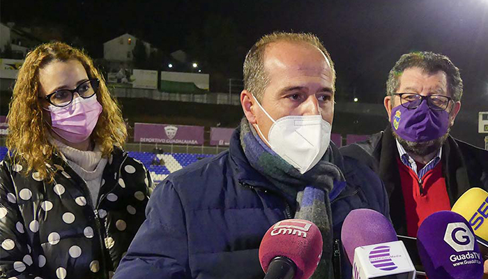 El Ayuntamiento inicia la cesión del campo de fútbol Pedro Escartín al CD Guadalajara