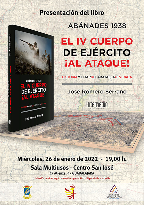 El miércoles 26 se presenta en el San José un libro sobre la batalla de Abánades (1938)