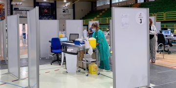 El jueves se pone de nuevo en funcionamiento el Polideportivo San José como Servicio de Vacunación Centralizada frente a la Covid-19