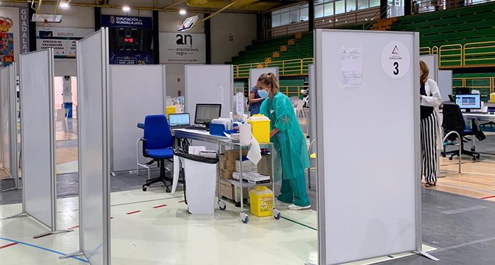 El jueves se pone de nuevo en funcionamiento el Polideportivo San José como Servicio de Vacunación Centralizada frente a la Covid-19