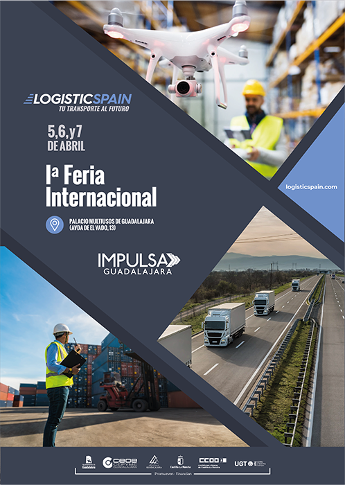 La Feria Internacional Logistics Spain tendrá lugar del 5 al 7 de abril en el pabellón multiusos de Guadalajara