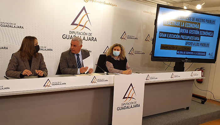 La Diputación de Guadalajara elevará a 47,8 millones de euros las inversiones de 2022 con el remanente de tesorería