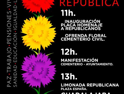 La izquierda de Guadalajara se reunirá para reivindicar los valores de la República como motor de cambio