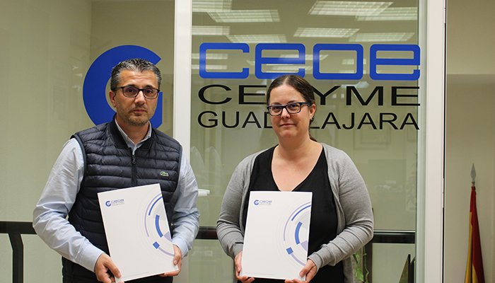 CEOE-Cepyme Guadalajara y el Colegio de Aparejadores de Guadalajara firman un convenio de colaboración