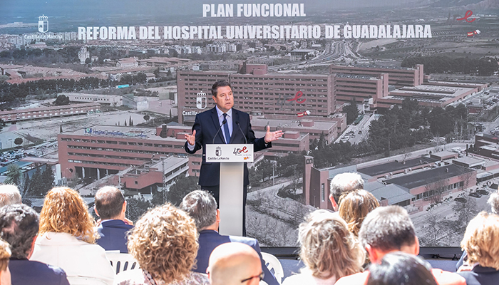 El Gobierno de Castilla-La Mancha duplicará la superficie del Hospital de Guadalajara con la remodelación de la parte antigua