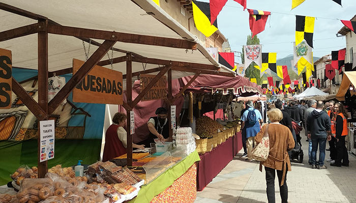 El Mercado Medieval de Tamajón se ha celebrado de nuevo en el puente de mayo con gran éxito y afluencia de público