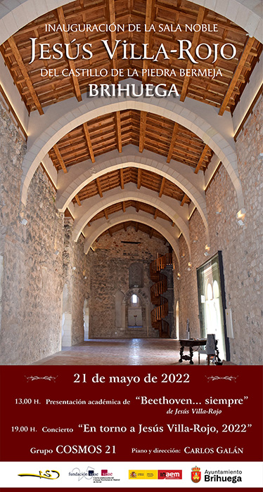 La sala noble del Castillo de la Piedra Bermeja será bautizada con el nombre del gran músico briocense Jesús Villa-Rojo