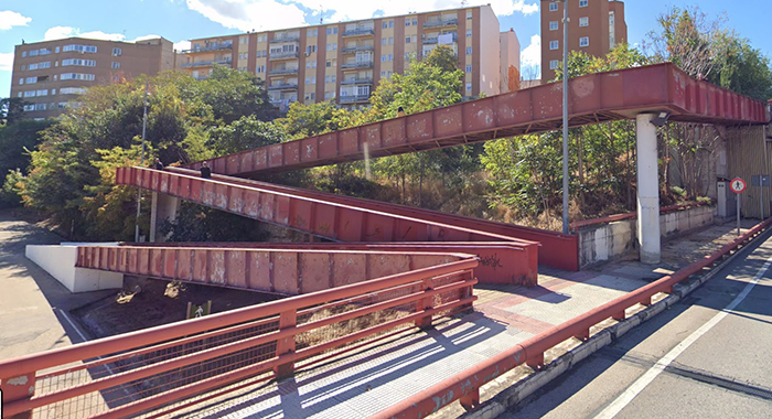 El Ayuntamiento de Guadalajara invertirá 310.000 euros en la reparación integral de la pasarela peatonal que conecta Ingeniero Mariño con el barranco del Alamín