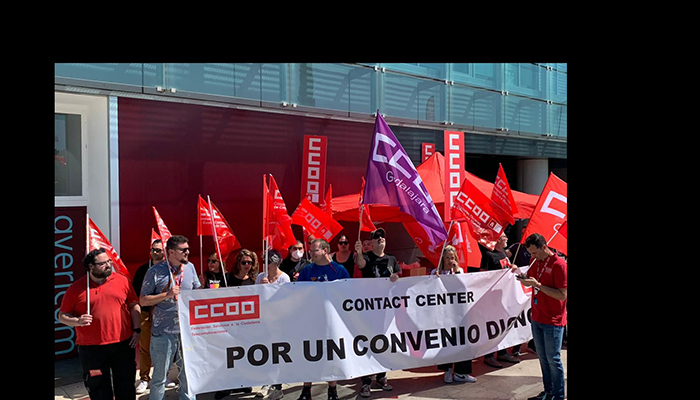 Nueva jornada de huelga en el sector de Contact Center por su convenio colectivo
