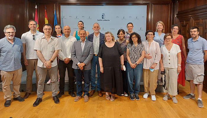 Recepción a docentes del instituto Profesor Domínguez Ortiz y sus socios en el proyecto Erasmus ´Museo europeo de la educación´