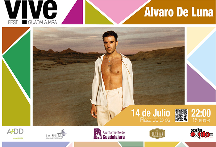 Álvaro de Luna; ‘Funambulista’ y Omar Montes, cartel de ‘Guadalajara VIVE Fest’ para esta semana