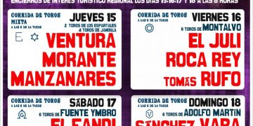 Las principales figuras del toreo en España, en el cartel de la Feria de La Antigua en Guadalajara