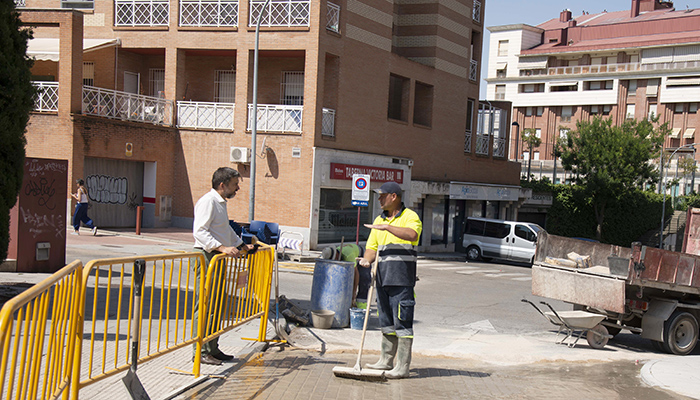 El Ayuntamiento de Guadalajara ha invertido 200.000 euros en reparación de aceras y mejoras en accesibilidad