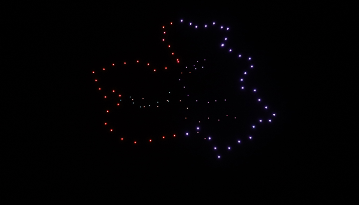 Guadalajara acoge el espectáculo de drones ‘Drone Light Show' por el 40 aniversario del Estatuto de Castilla-La Mancha