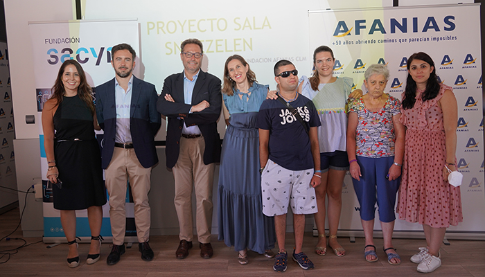 La Fundación Sacyr colabora con la Fundación Afanias para adaptar una sala en su Centro de Viñuelas
