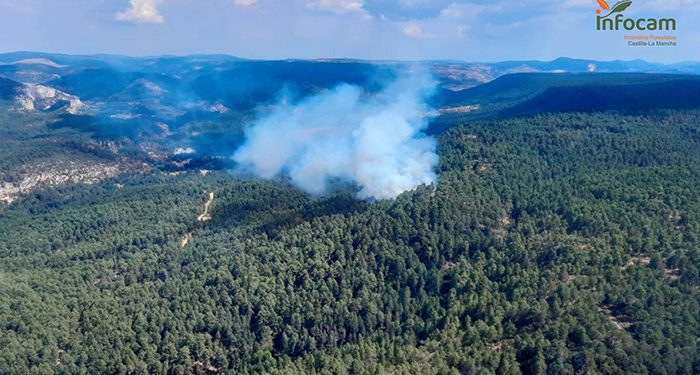Controlado el incendio en Taravilla