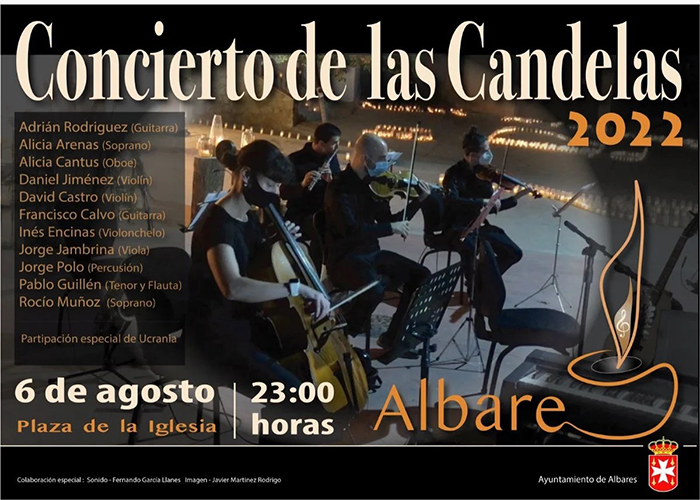 “La Noche de las Candelas” en Albares propone un emotivo viaje musical por la Alcarria del Renacimiento
