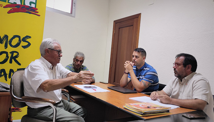 Izquierda Unida Castilla-La Mancha mantiene una reunión de trabajo con COAG Guadalajara-CLM para compartir propuestas que beneficien a los profesionales de la agricultura y la ganadería