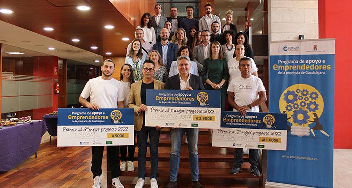 Quantive Date, gana la quinta edición del programa de apoyo a emprendedores de la provincia de CEOE-Cepyme Guadalajara y la Diputación provincial