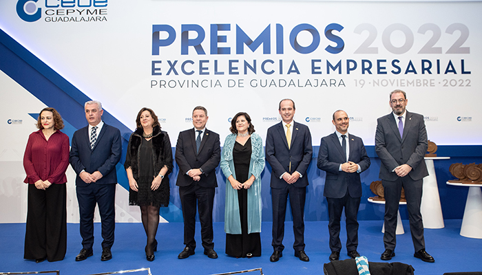CEOE-Cepyme Guadalajara entrega sus Premios Excelencia Empresarial 2022 poniendo en valor la figura del tejido empresarial