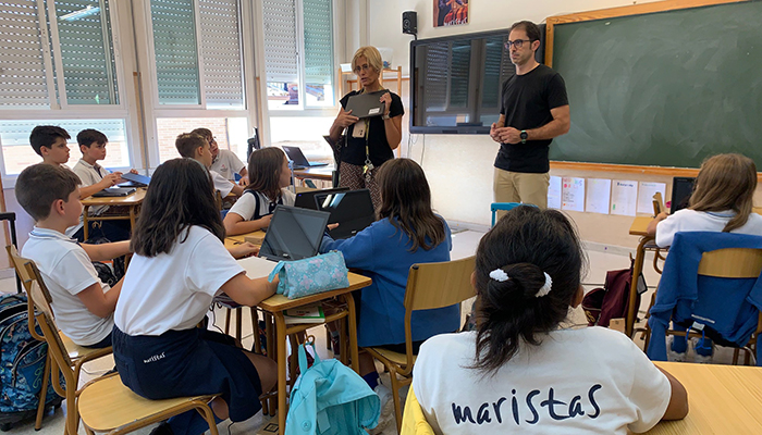 El colegio Marista Champagnat de Guadalajara presenta su proyecto digital en el SIMO Educación