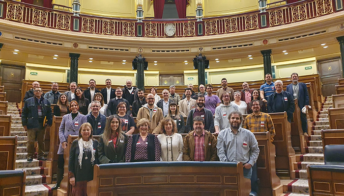El Grupo de Diputación Unidas Podemos-Izquierda Unida de Guadalajara se reúne con el Grupo Parlamentario de Unidas Podemos en el Congreso de los Diputados