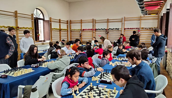 Andrei Nicolai, Ismael Sadik, Pablo Sáenz y Alejandro Ramírez, ganadores del segundo torneo del XVIII Circuito provincial de ajedrez escolar de Guadalajara
