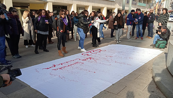 La Red Feminista de Guadalajara sale a la calle ante el catastrófico inicio de este 2023 en cuanto a violencia de género